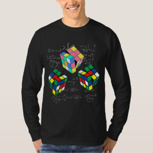 Camiseta Manipuladores de Cubos Geométricos Triplos de Mate