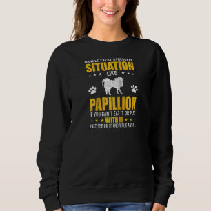 Camiseta Manipulando Situação Estressante Papilão Cachorro 