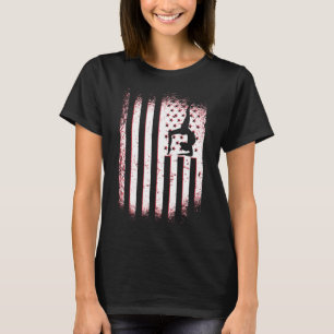 Camiseta Manípulo da Bandeira Americana de CartWheel para T