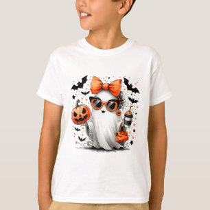 Camiseta Manípulo de Cartoons Ghost Halloween Diva Cute