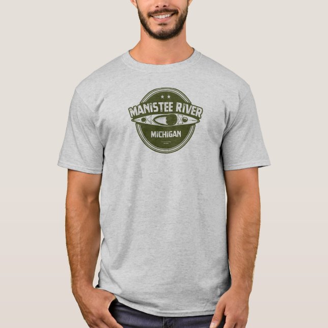 Camiseta Manistee River, Michigan (Frente)