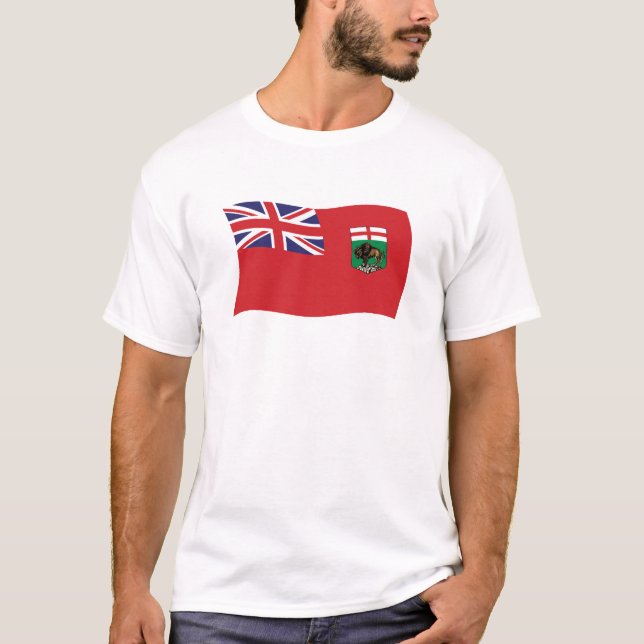 Camiseta Manitoba Bandeira (Frente)