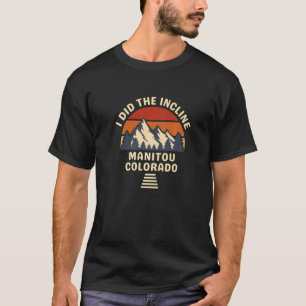 Camiseta Manitou Colorado O Incline Hike I Fez O Retro S