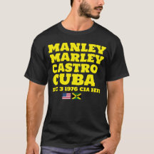 MANLEY MARLEY CASTRO Basic Dark T Shirt