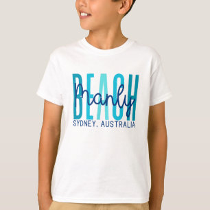 Camiseta Manly Beach Sydney, Austrália (Oceano)