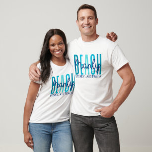 Camiseta Manly Beach Sydney, Austrália (Oceano)