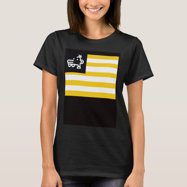 Camiseta Manny Flag for Unity Justice e Be Unprobleming (Ju (Frente)