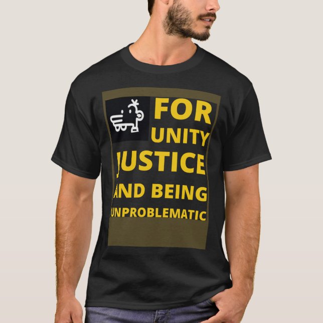 Camiseta Manny Flag for Unity Justice e Be Unprobleming (Ju (Frente)