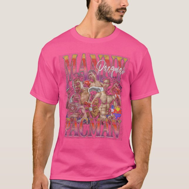 Camiseta Manny Pacman Retro Bootleg (Frente)