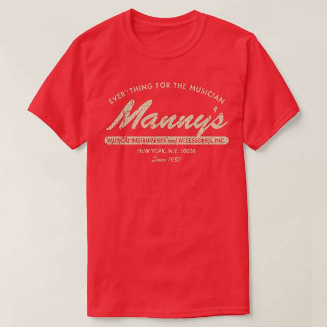 Camiseta Mannys Music 1935 (Frente do Design)