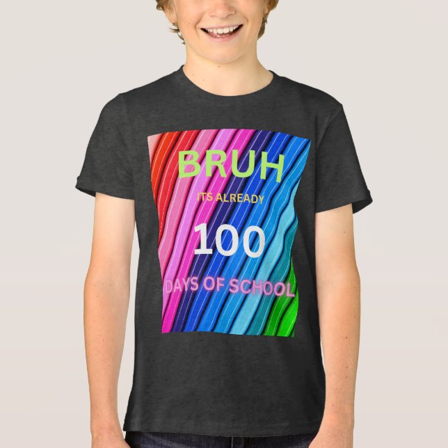 Camiseta Mano 100 dias de escola (Frente)