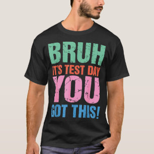 Camiseta Mano É Dia De Prova Você Consegue Para Professor A