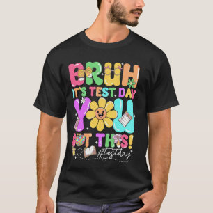 Camiseta Mano É Dia De Teste Você Consegui Motivacional Ens