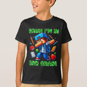 Camiseta Mano Eu Estou Na 3ª Série Dabbing Gamer Ck Para A 