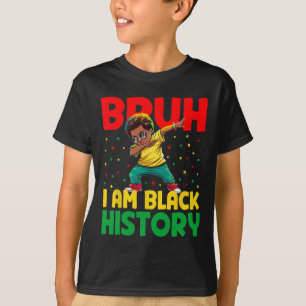 Camiseta Mano Eu Sou Mês da História Negra Melanina Históri