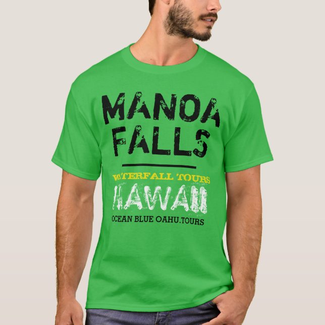 CAMISETA MANOA VALLEY WATERFALLS TURUR (Frente)