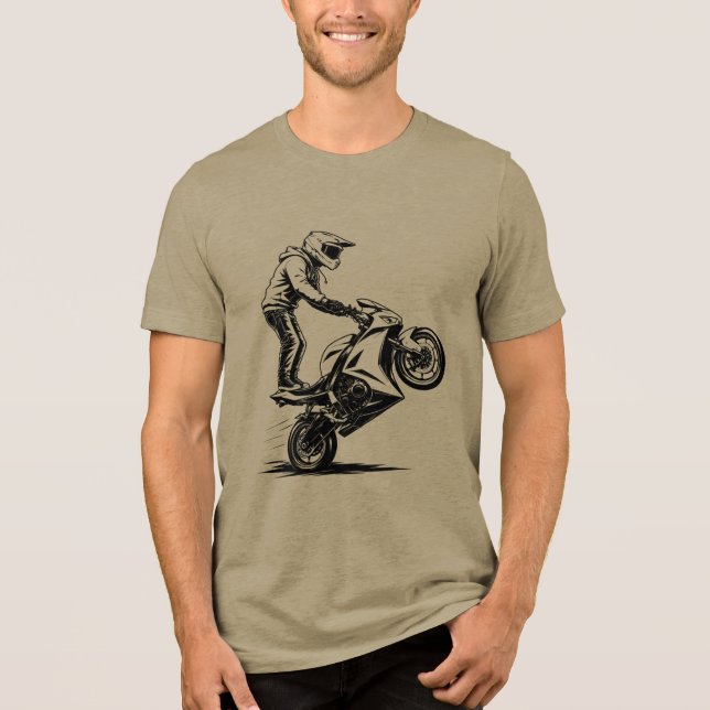 Camiseta Manobras com Bicicleta Esportiva (Frente)