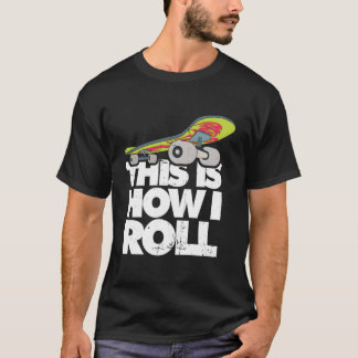 Camiseta Manobras de skate halfpipe esportes radicais skate