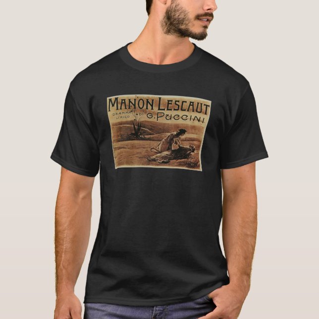 Camiseta Manon Lescaut cartão postal (Frente)