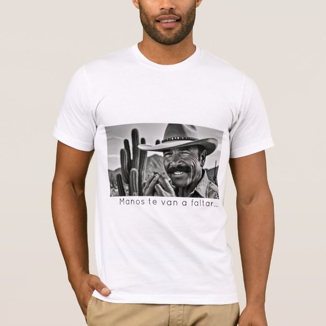 Camiseta Manos te van a faltar Wüsten-Kaktus (Frente)