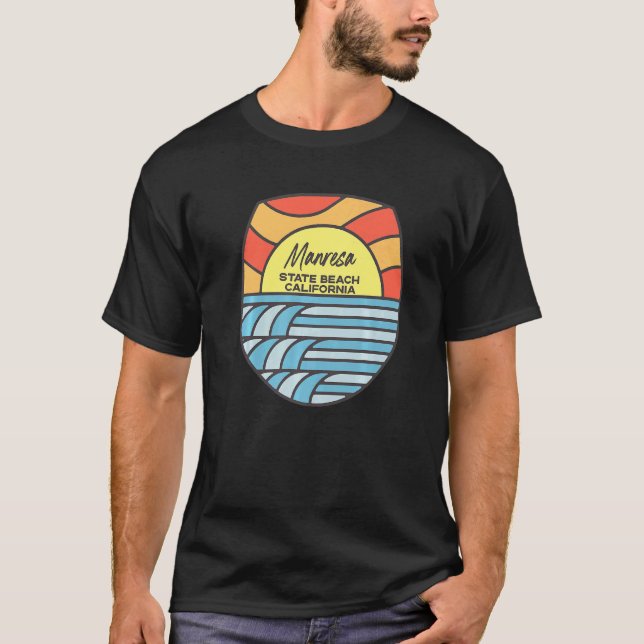 Camiseta Manresa State Beach California Ca Beach Sunset (Frente)