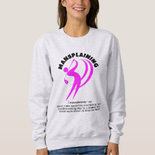 Camiseta MANSPLAINING Golfe Feminino Divertido