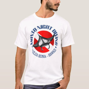 Camiseta Manta Night Diving (Kailua Kona)
