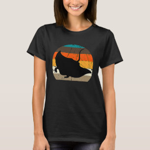 Camiseta Manta Raia Retro Vintage Peixe Stingray Oceano Bio