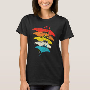 Camiseta Manta Raia Vintage Retro Mergulho Peixe Mergulhado