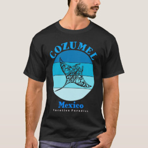 Camiseta Manta Ray Cozumel Oceano México