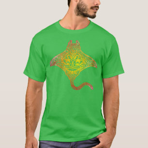 Camiseta Manta Ray Maori Tribal Tattoos