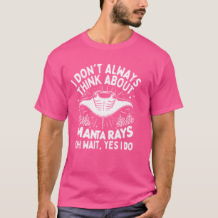 Camiseta Manta Ray Shirt Ocean Animal Fish Lover Cute Manta