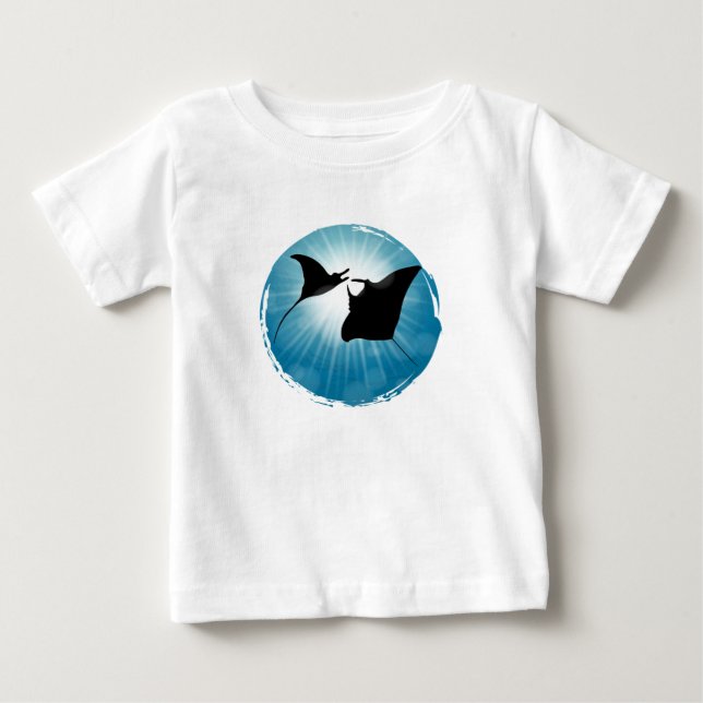 Camiseta Manta Ray Underwater Aquatic Life (Frente)