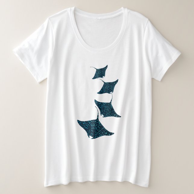 Camiseta Manta Rays (Frente do Design)