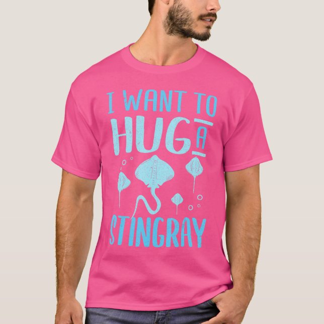 Camiseta Manta Rays Eu Quero Abraçar Uma Roupa (Frente)