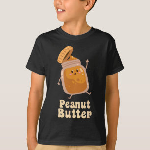 Camiseta Manteiga De Amendoim E Geleia Correspondendo Ao Di