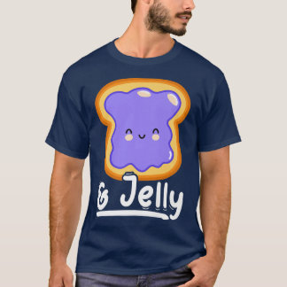 Camiseta Manteiga de amendoim e geleia Kawaii PB&J Correspo