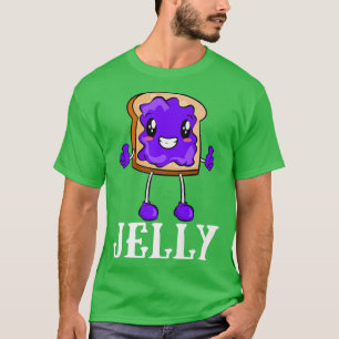 Camiseta Manteiga de amendoim e geleia Kawaii PB&J Correspo