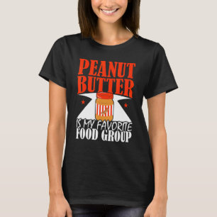 Camiseta Manteiga De Amendoim É Minha Comida Favorita Nutty