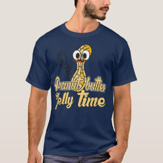 Camiseta Manteiga de amendoim Geleia Engraçada Teto De Amen