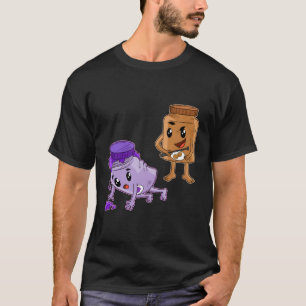 Camiseta Manteiga de amendoim Manteiga de amendoim gelatina