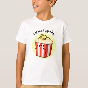 Camiseta Manteiga Junta Manteiga Cuta Pun Pipoca