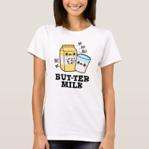 Camiseta Manteiga Leite Comida Engraçada Laticínios Láte