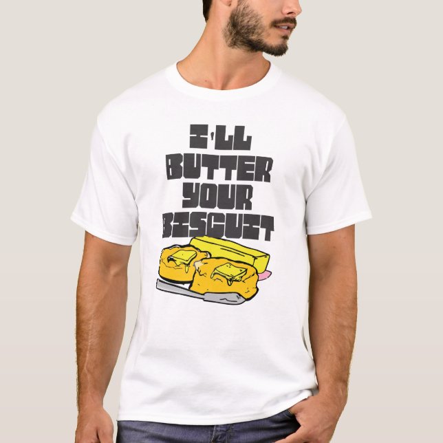 Camiseta Manteiga seu biscoito (Frente)