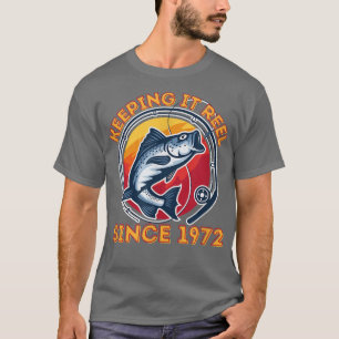Camiseta Mantendo-A Enrolada Desde 1972, Pesca Diversão