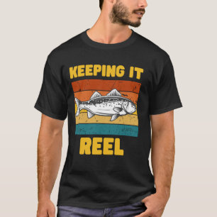 Camiseta Mantendo a Linha Vintage Amante do Pescaria Diver