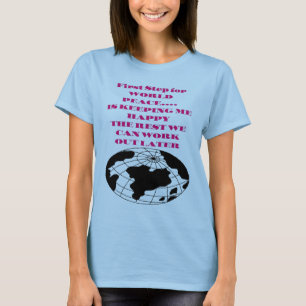 Camiseta Mantendo a paz
