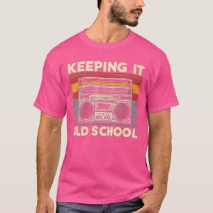 Camiseta Mantendo-A Vintage Vintage Vintage Boombox 80S Hip