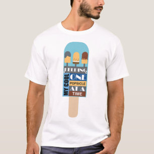 Camiseta Mantendo meu Legal picolé de cada vez Pai refriger