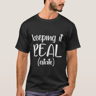 Camiseta Mantendo O Agente Imobiliário Engraçado Gif